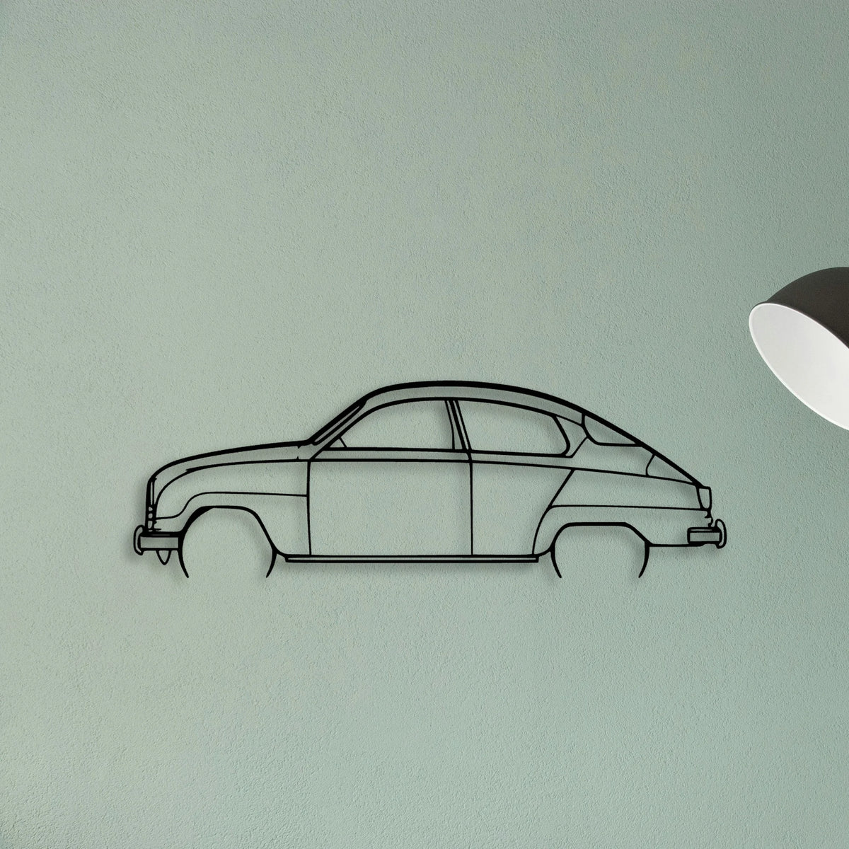 96 Yearmodel 1964 Classic Silhouette Metal Wall Art - Tinvibe