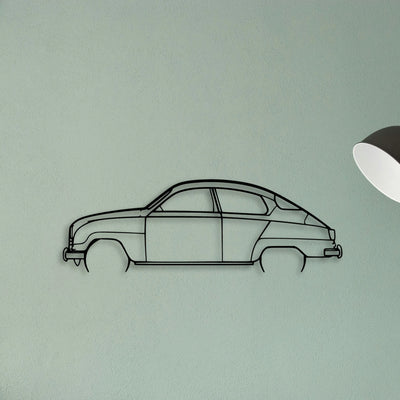 96 Yearmodel 1964 Classic Silhouette Metal Wall Art - Tinvibe