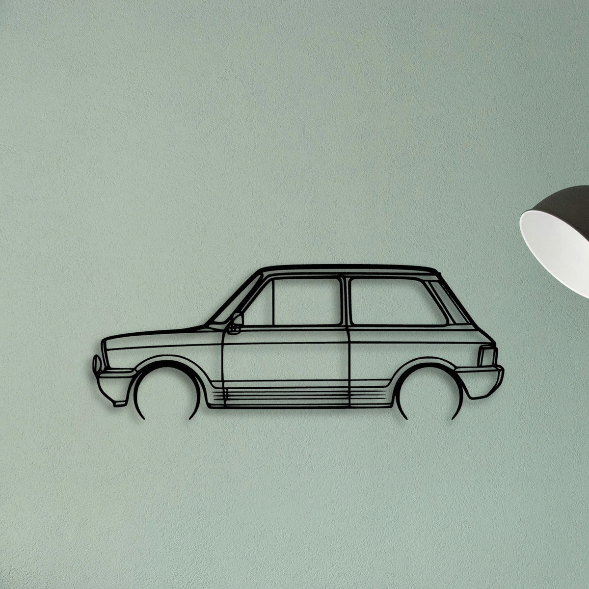 A112 1984 Classic Silhouette Metal Wall Art - Tinvibe
