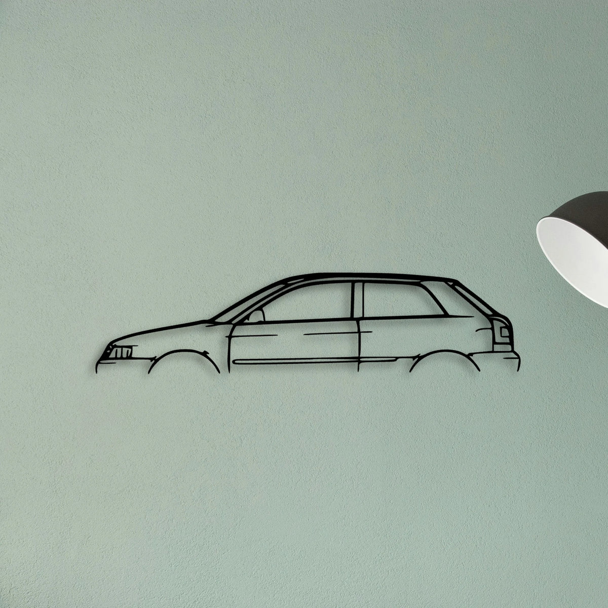 A3 S3 2000 Classic Silhouette Metal Wall Art - Tinvibe