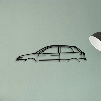 A3 S3 2000 Classic Silhouette Metal Wall Art - Tinvibe