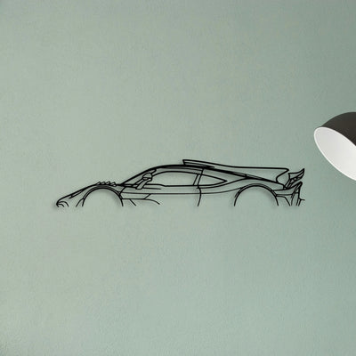 AMG ONE Classic Silhouette Metal Wall Art - Tinvibe