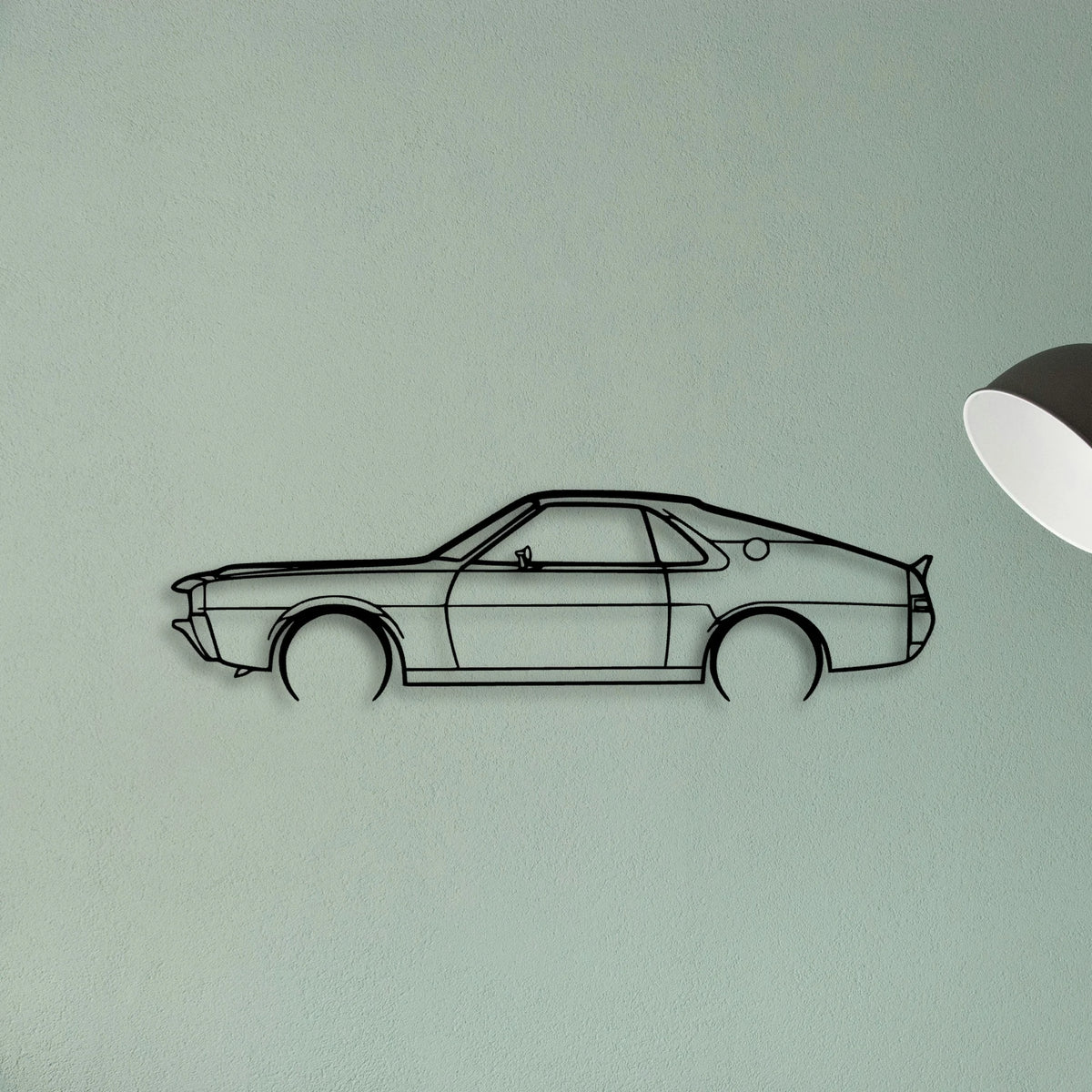 AMX 1969 Classic Silhouette Metal Wall Art - Tinvibe