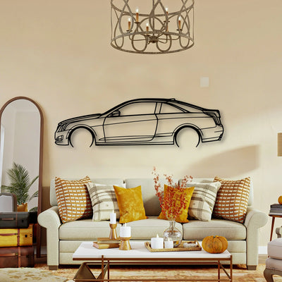 A Coupe 2015 Classic Silhouette Metal Wall Art - Tinvibe
