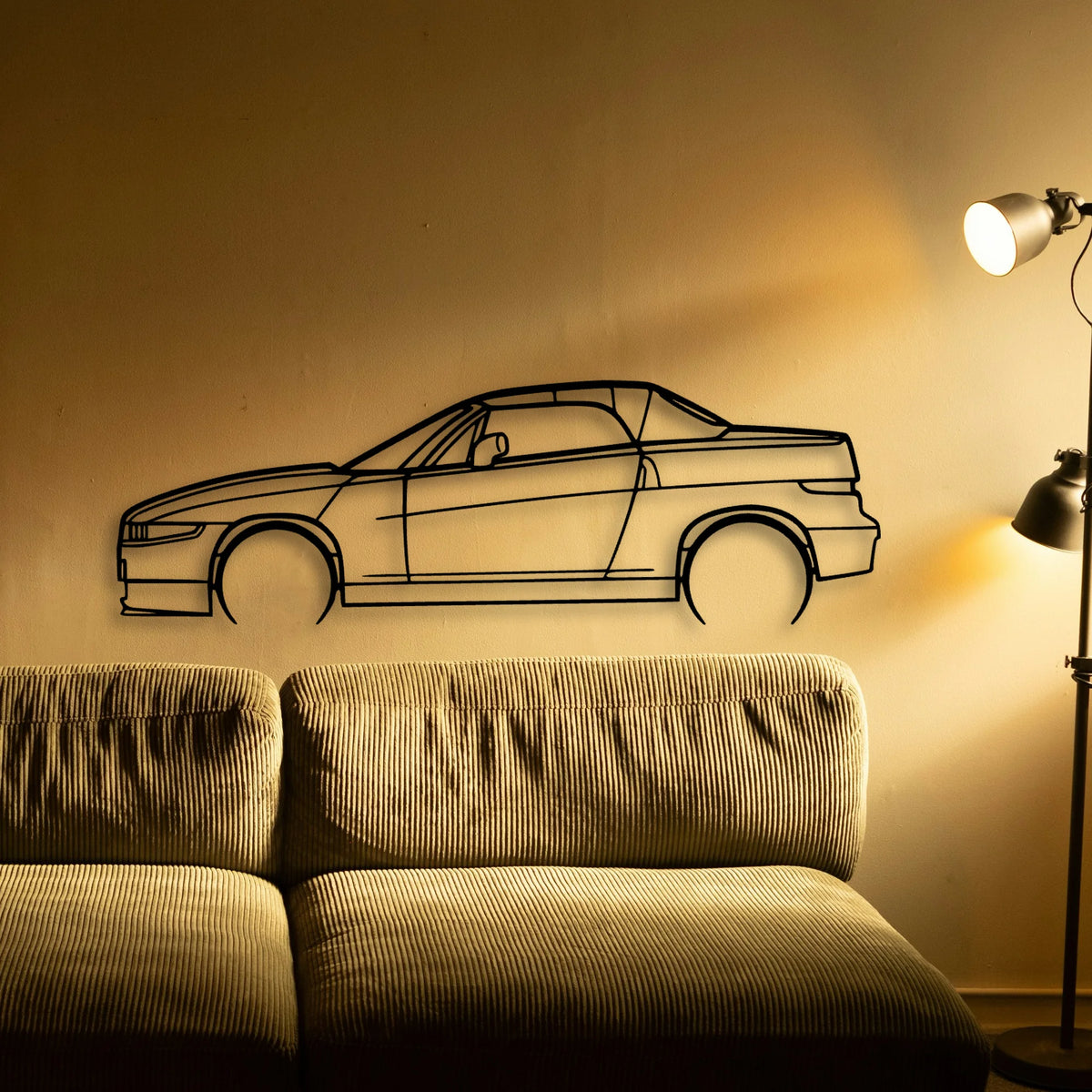 Alfa RZ Classic Silhouette Metal Wall Art - Tinvibe