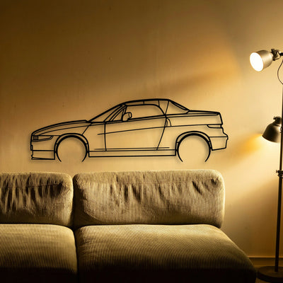 Alfa RZ Classic Silhouette Metal Wall Art - Tinvibe