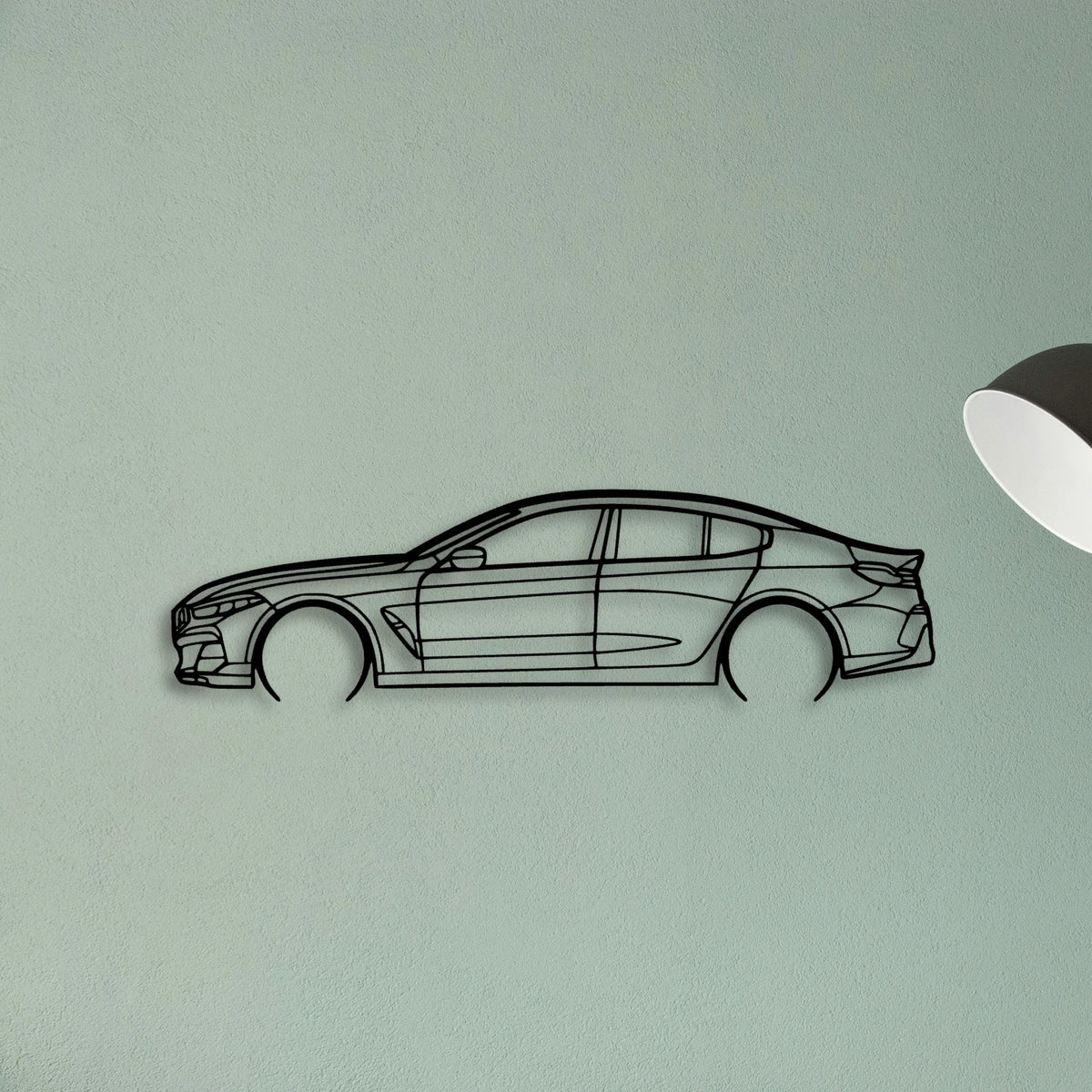 Alpina B8 Classic Silhouette Metal Wall Art - Tinvibe