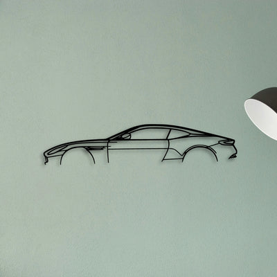 Aston DB11 Classic Silhouette Metal Wall Art - Tinvibe