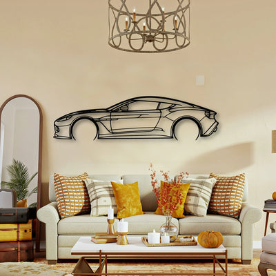 Aston Vanquish Classic Silhouette Metal Wall Art - Tinvibe