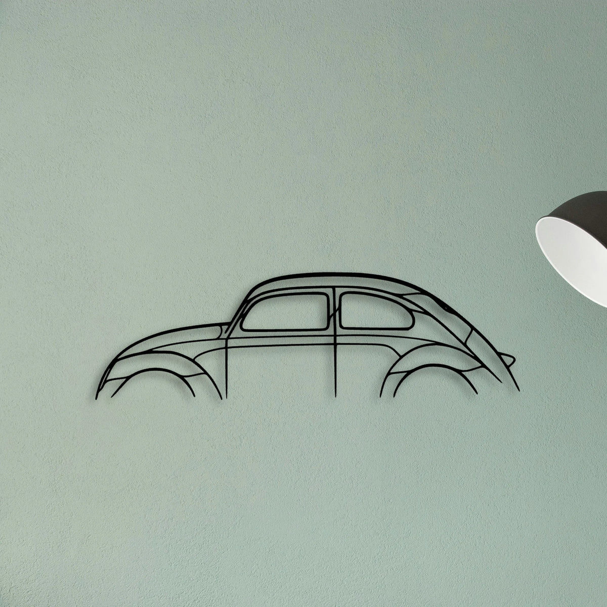 Beetle Classic Silhouette Metal Wall Art - Tinvibe
