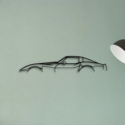 C3 1979 Classic Silhouette Metal Wall Art - Tinvibe