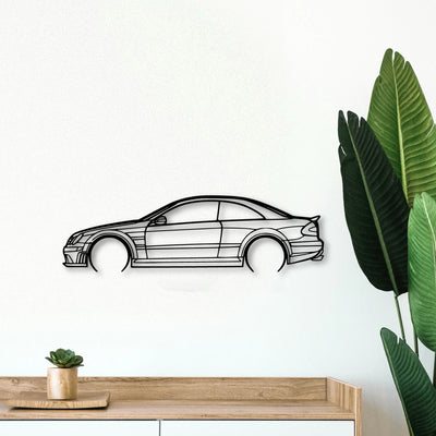 CLK63 Black Series 2 Classic Silhouette Metal Wall Art - Tinvibe