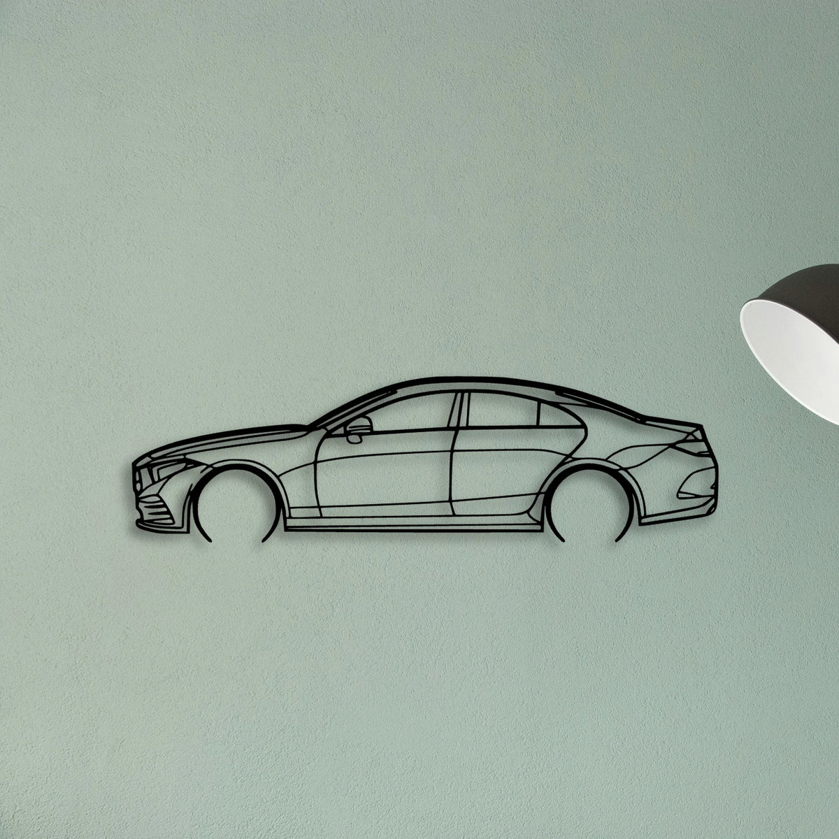 CLS 2013 2 Classic Silhouette Metal Wall Art - Tinvibe