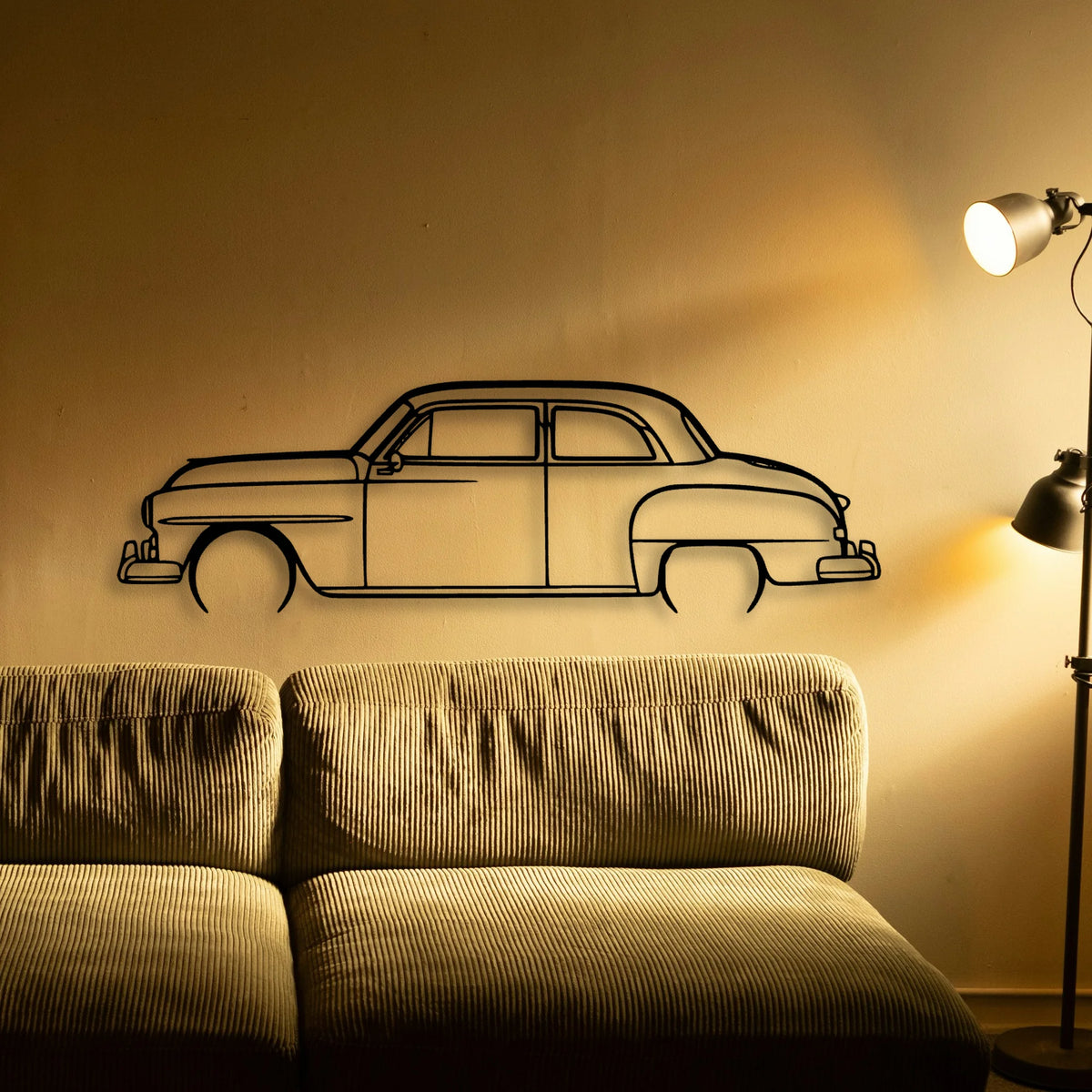Cambridge 1951 Classic Silhouette Metal Wall Art - Tinvibe