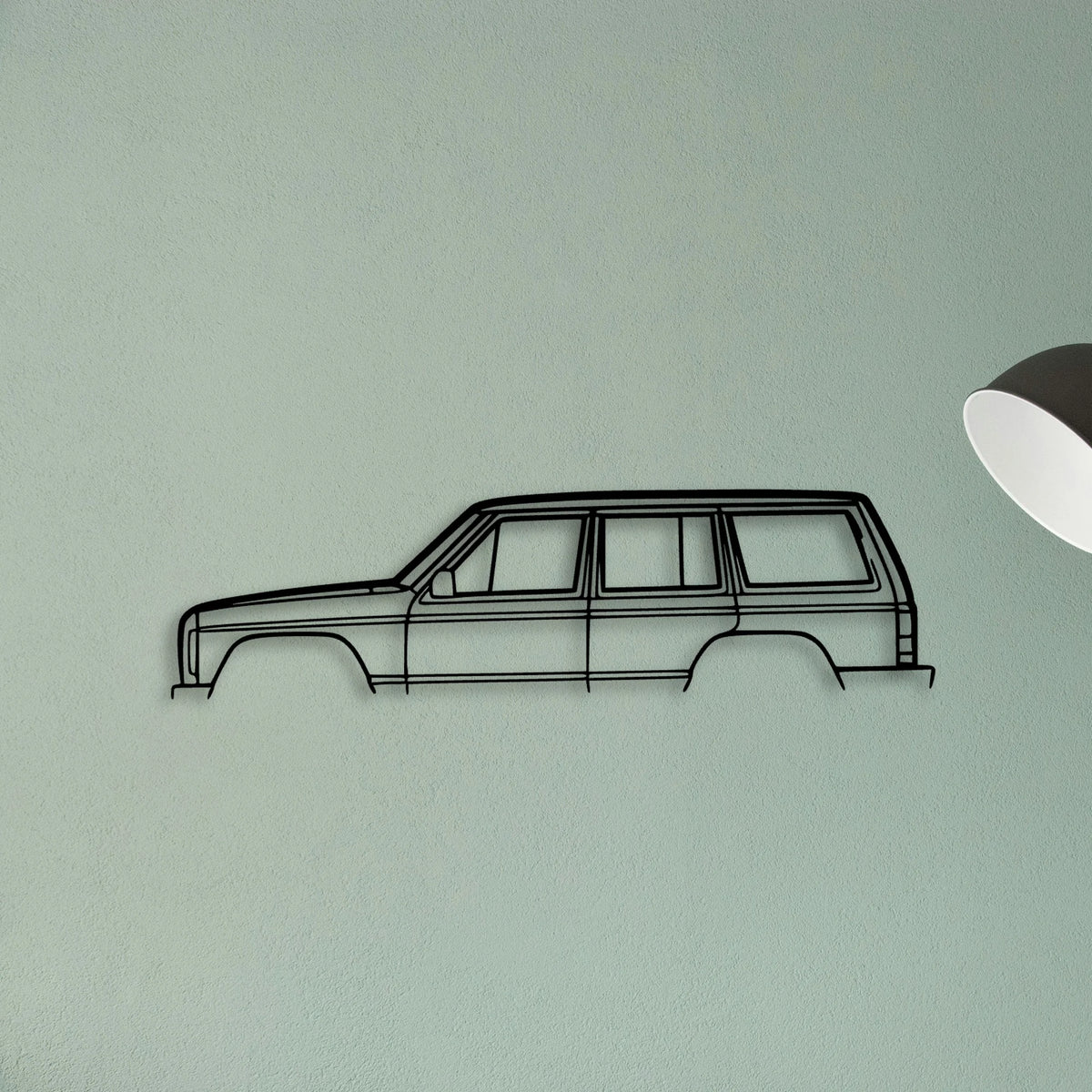 Cherokee 2000 Classic Silhouette Metal Wall Art - Tinvibe