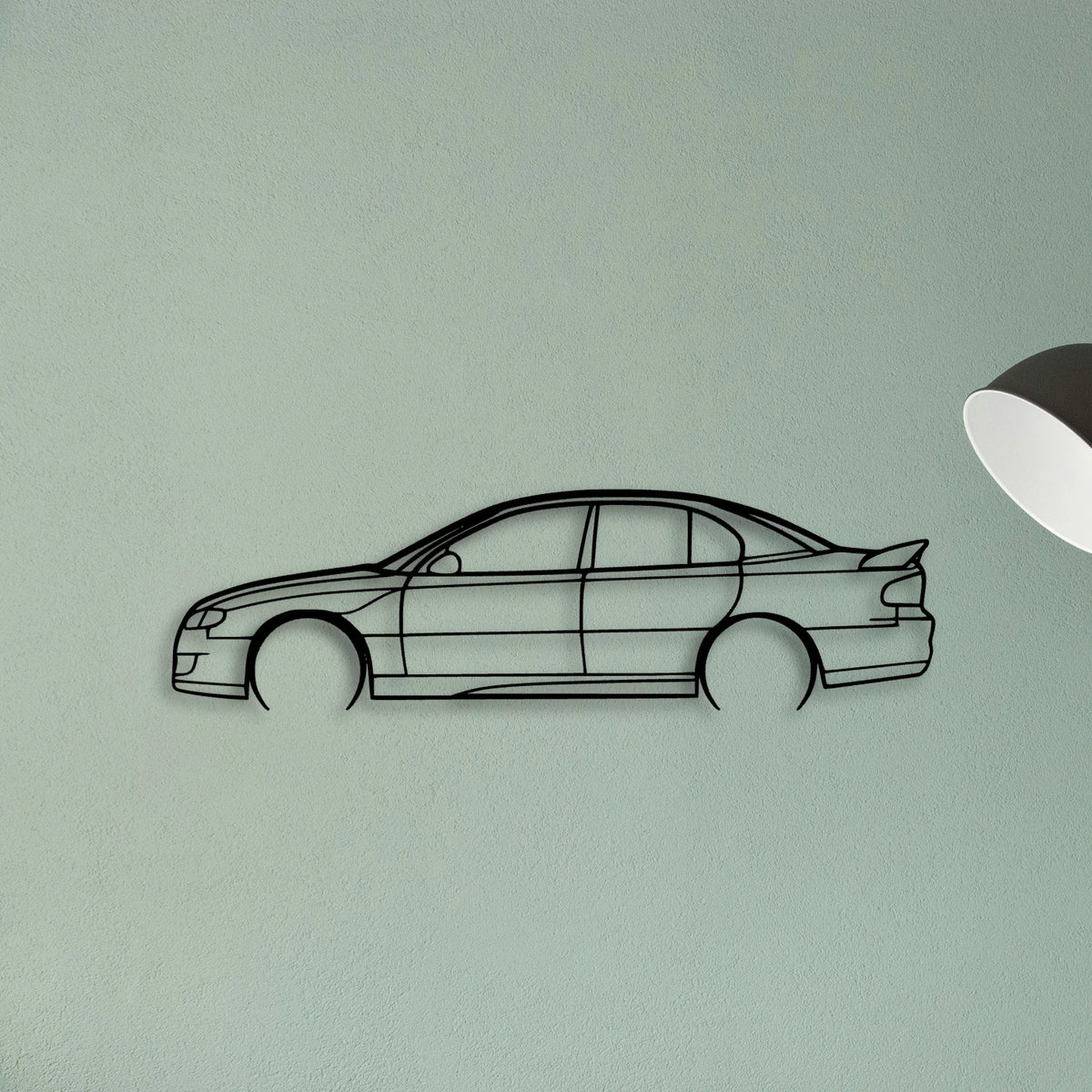 Commodore VX GTS Classic Silhouette Metal Wall Art - Tinvibe