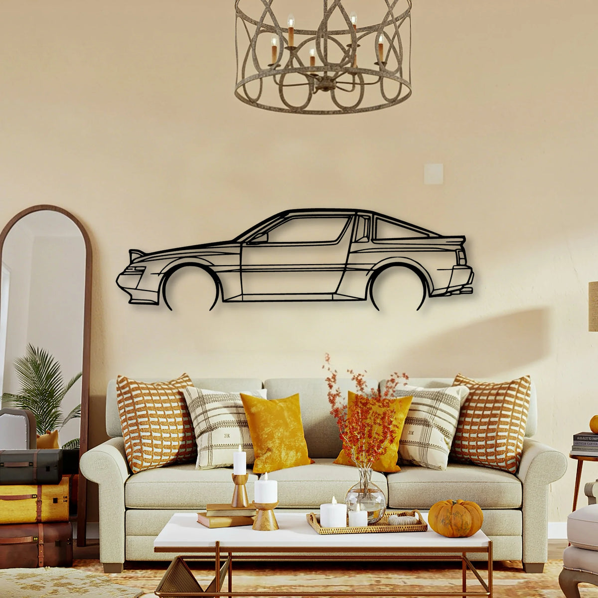 Conquest 1987 Classic Silhouette Metal Wall Art - Tinvibe