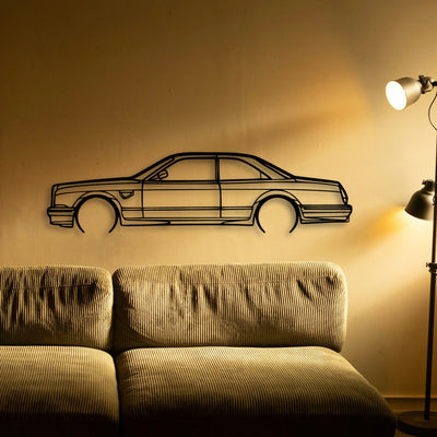 Continental T 1997 Classic Silhouette Metal Wall Art - Tinvibe