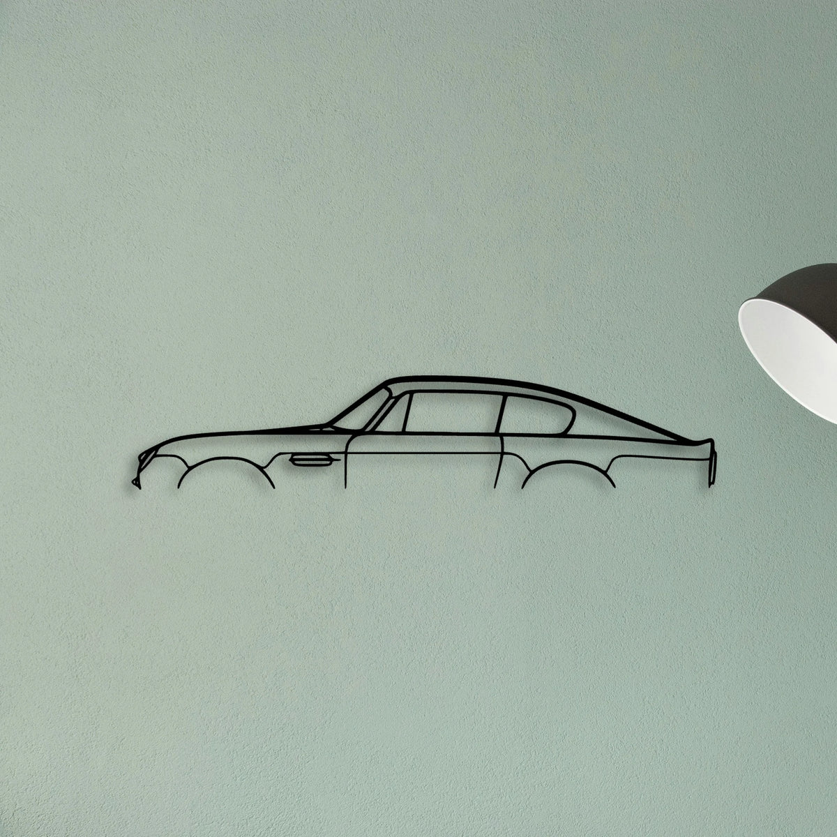 DB6 Classic Silhouette Metal Wall Art - Tinvibe