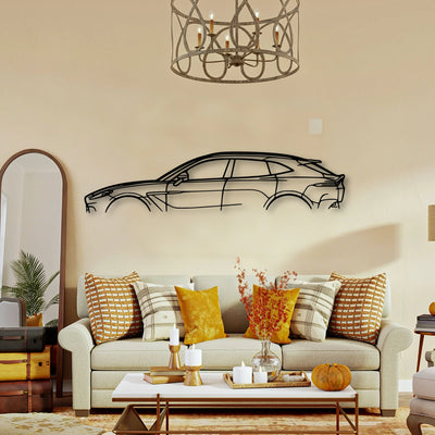 DBX 2021 Classic Silhouette Metal Wall Art - Tinvibe