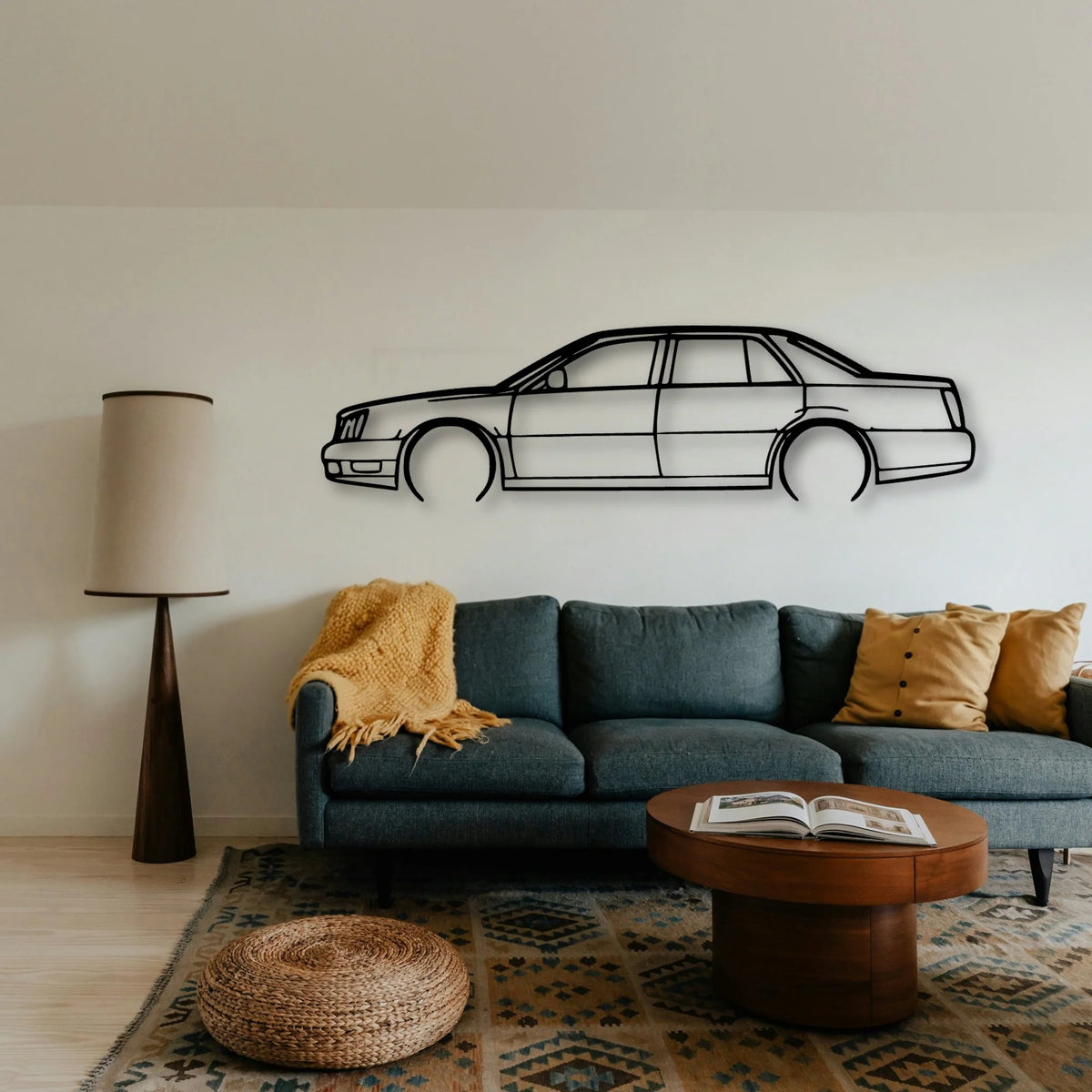 Deville 2002 Classic Silhouette Metal Wall Art - Tinvibe