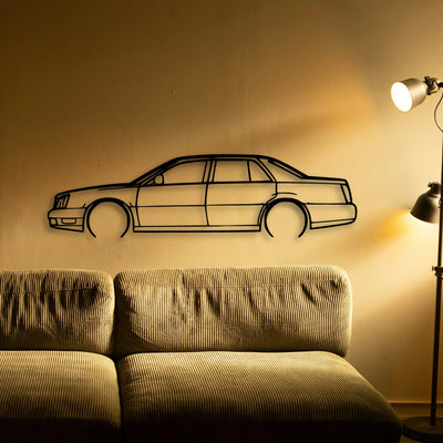 Deville 2002 Classic Silhouette Metal Wall Art - Tinvibe