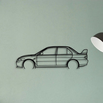 EVO 3 Classic Silhouette Metal Wall Art - Tinvibe