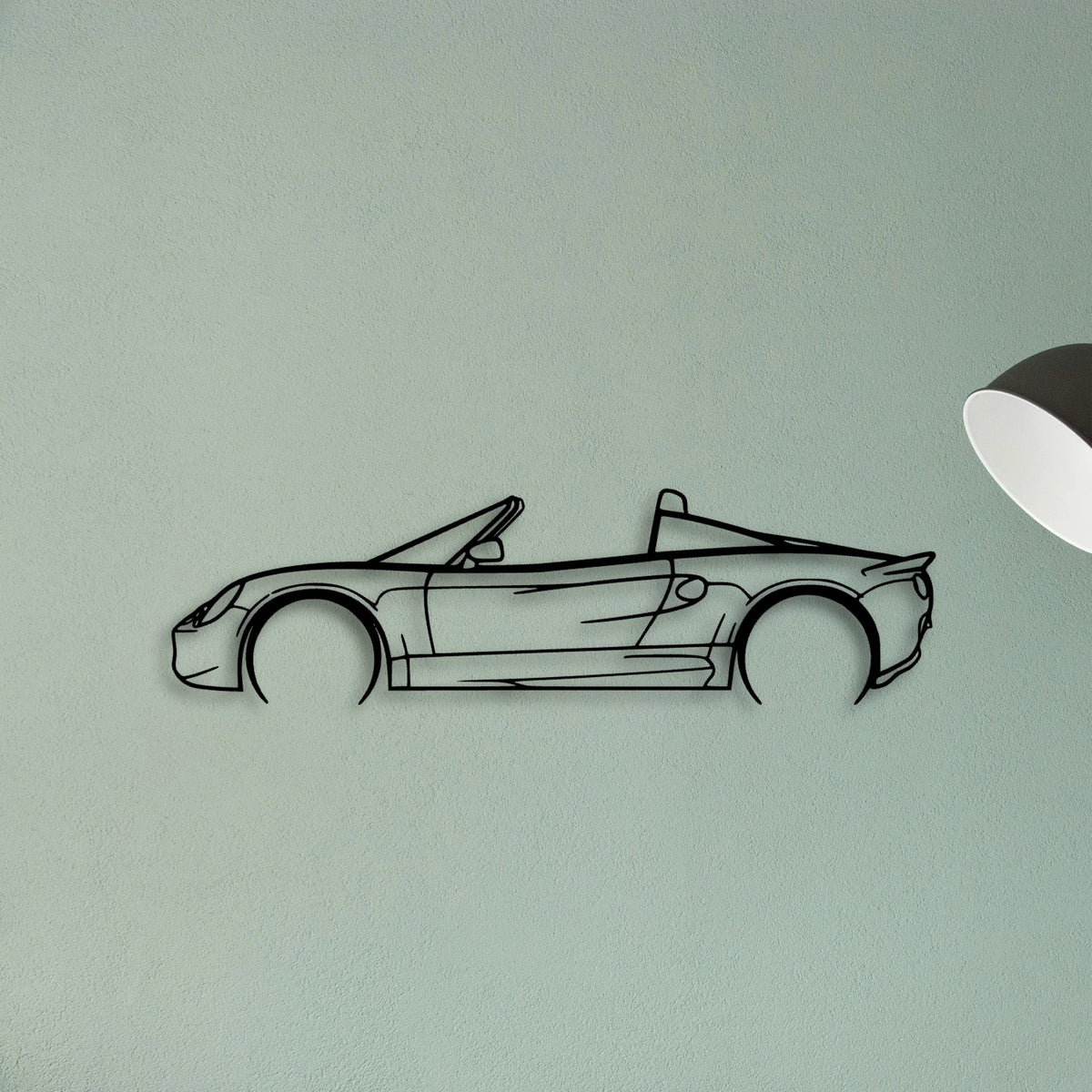 Elise S1 1999 Classic Silhouette Metal Wall Art - Tinvibe