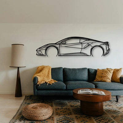 Emira 3 Classic Silhouette Metal Wall Art - Tinvibe