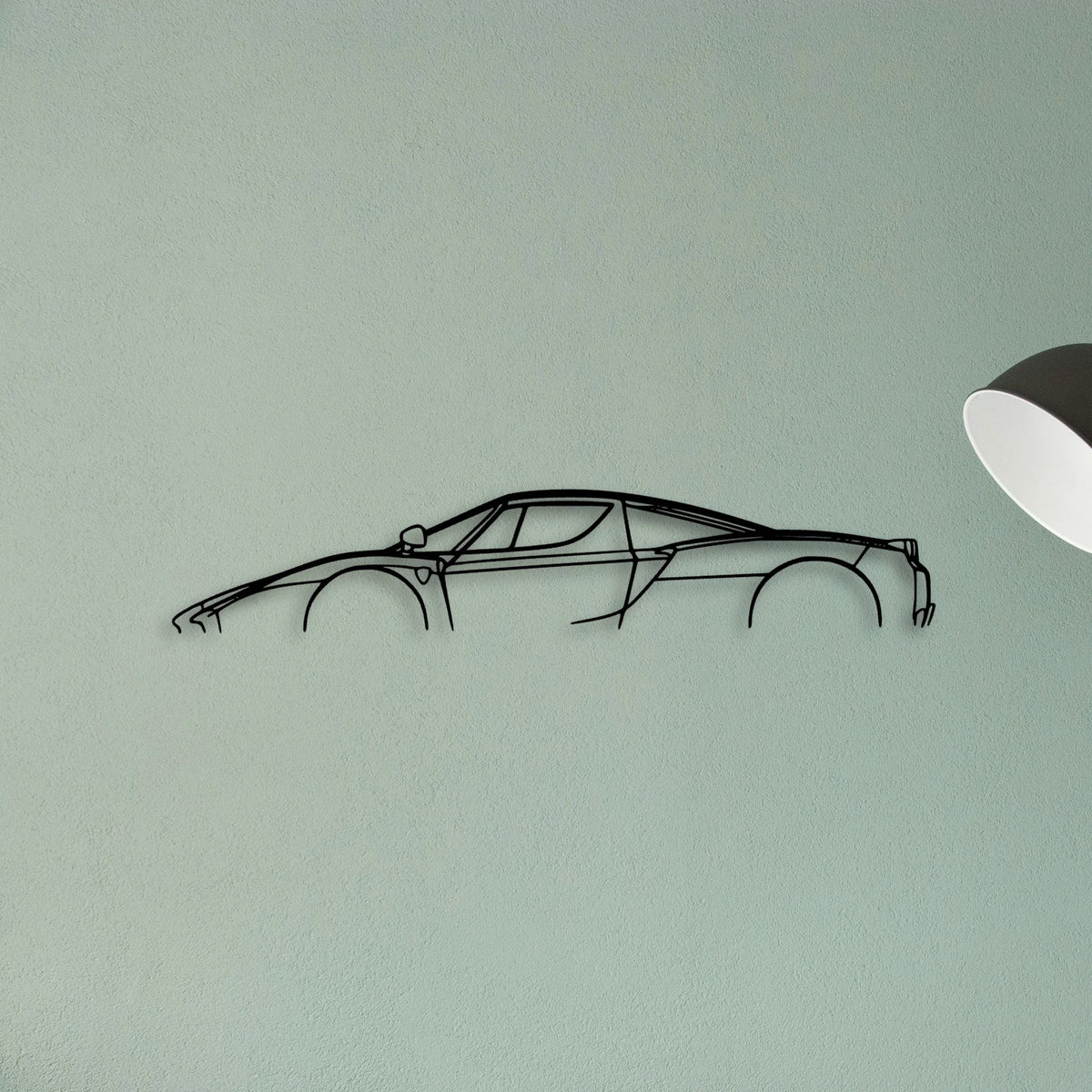 Enzo Classic Silhouette Metal Wall Art - Tinvibe