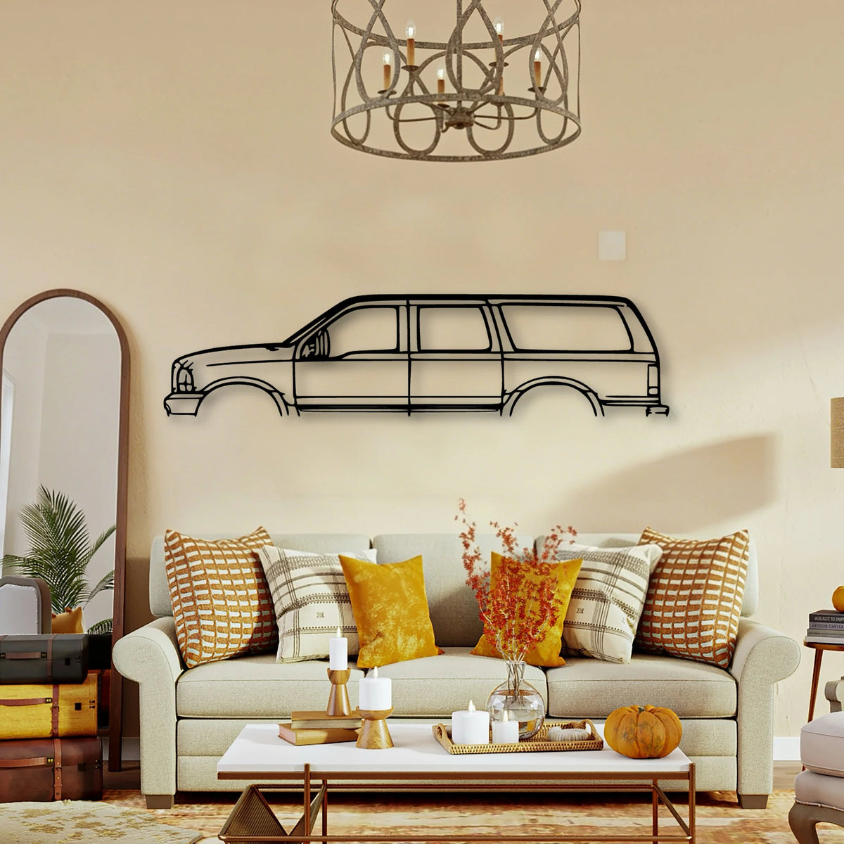 Excursion 2003 Classic Silhouette Metal Wall Art - Tinvibe