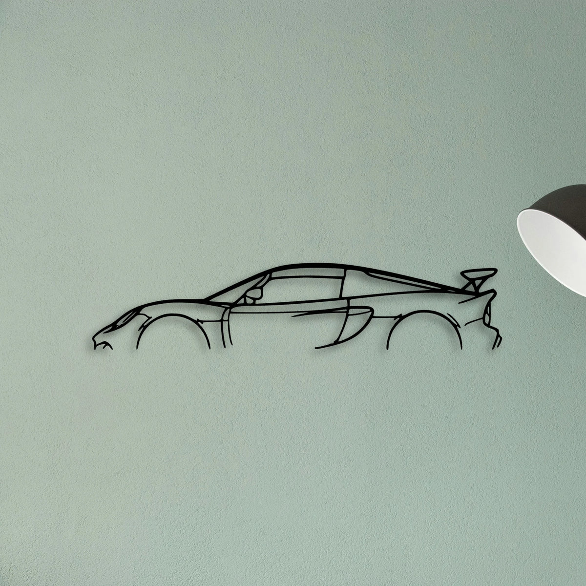 Exige 350 CUP 2017 Classic Silhouette Metal Wall Art - Tinvibe