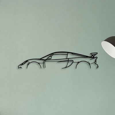 Exige 350 CUP 2017 Classic Silhouette Metal Wall Art - Tinvibe