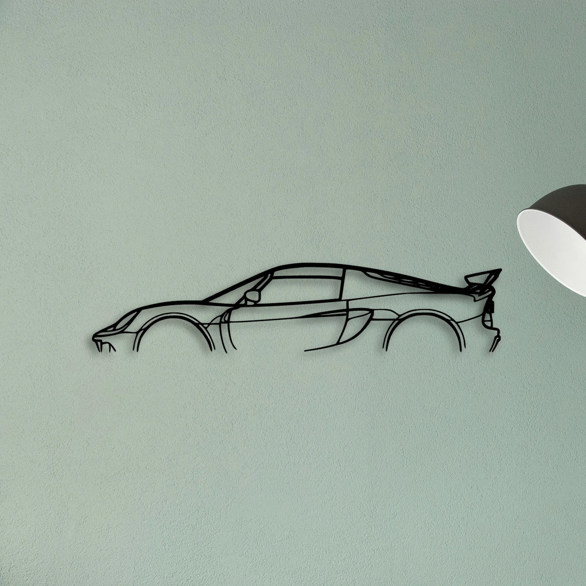 Exige 410 Classic Silhouette Metal Wall Art - Tinvibe