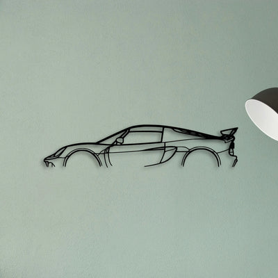 Exige 410 Classic Silhouette Metal Wall Art - Tinvibe