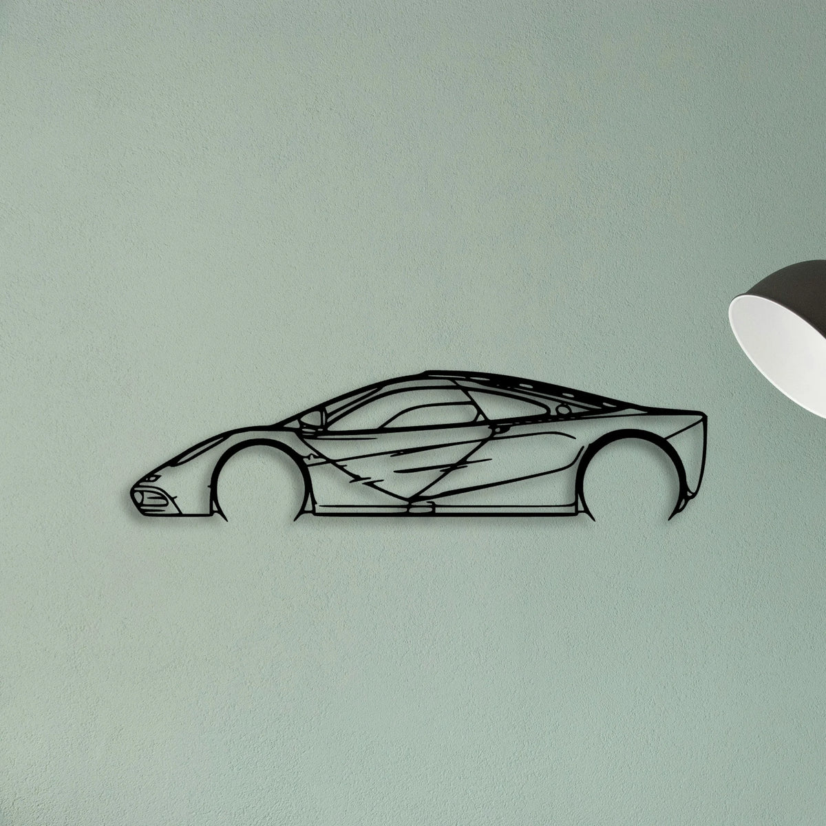 F1 1997 Classic Silhouette Metal Wall Art - Tinvibe