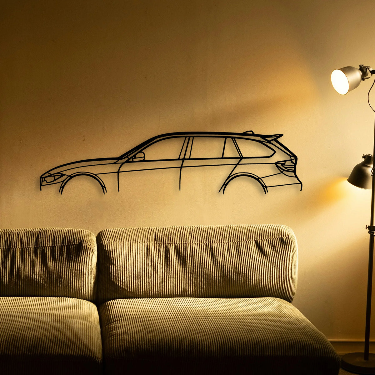 F31 2015 Classic Silhouette Metal Wall Art - Tinvibe