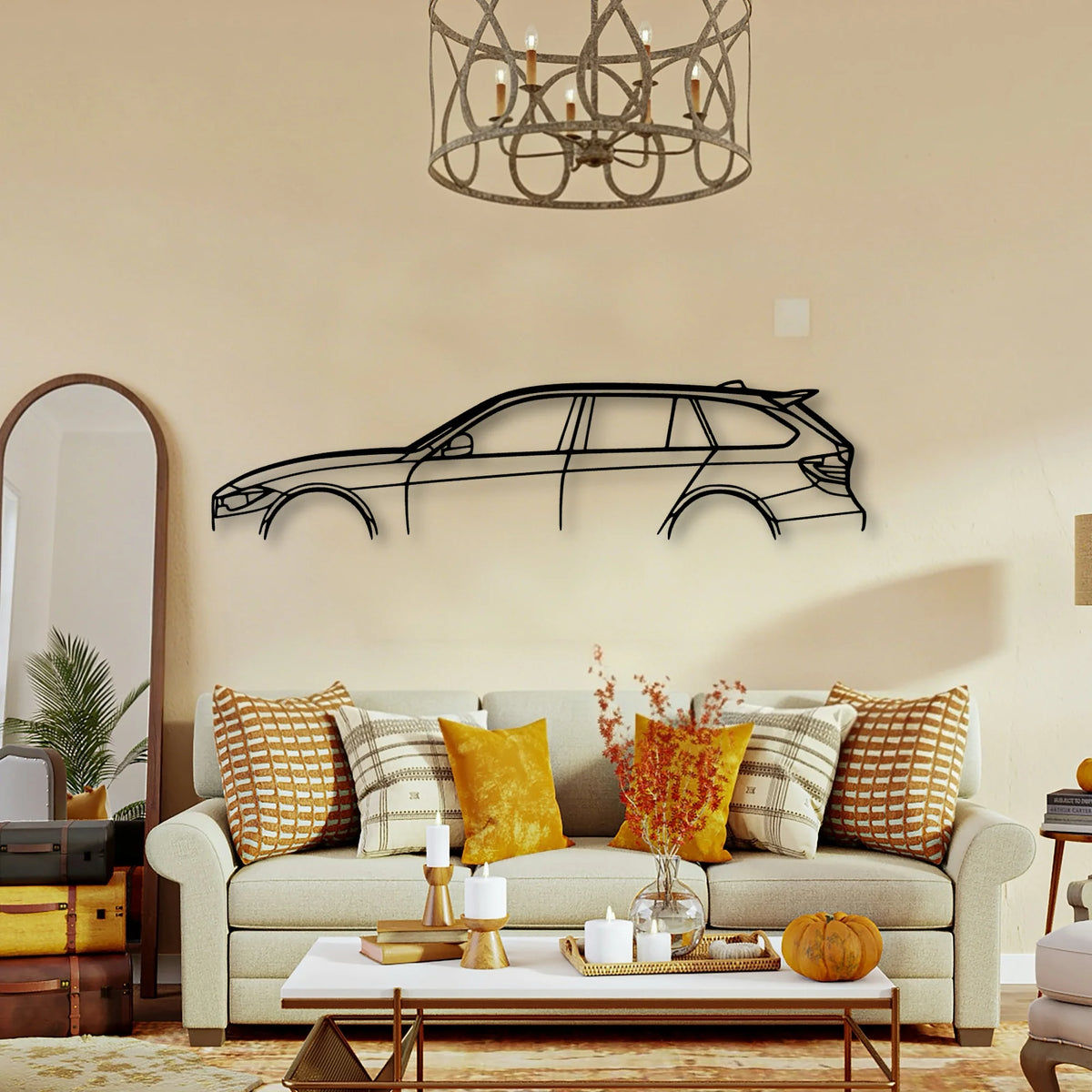 F31 2015 Classic Silhouette Metal Wall Art - Tinvibe