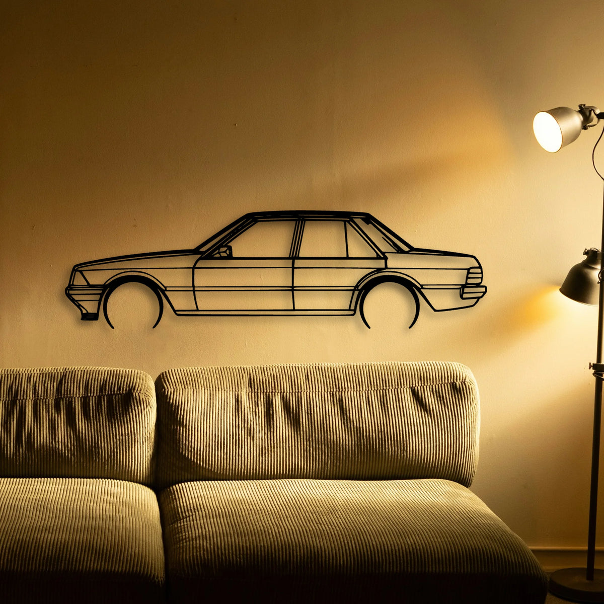 Fairmont 1981 Classic Silhouette Metal Wall Art - Tinvibe