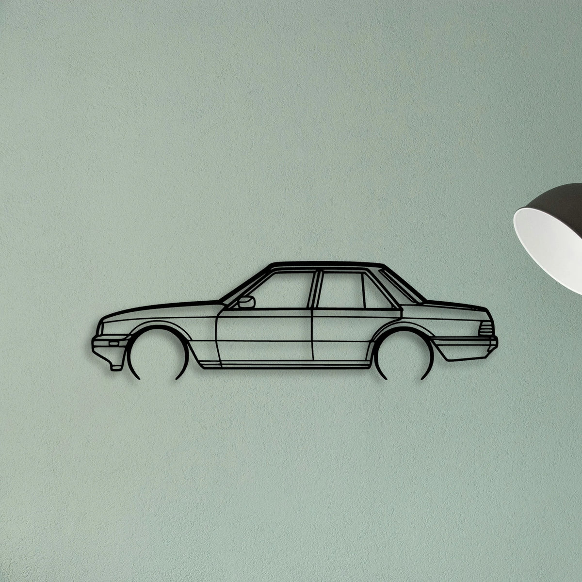Falcon XF 1987 Classic Silhouette Metal Wall Art - Tinvibe