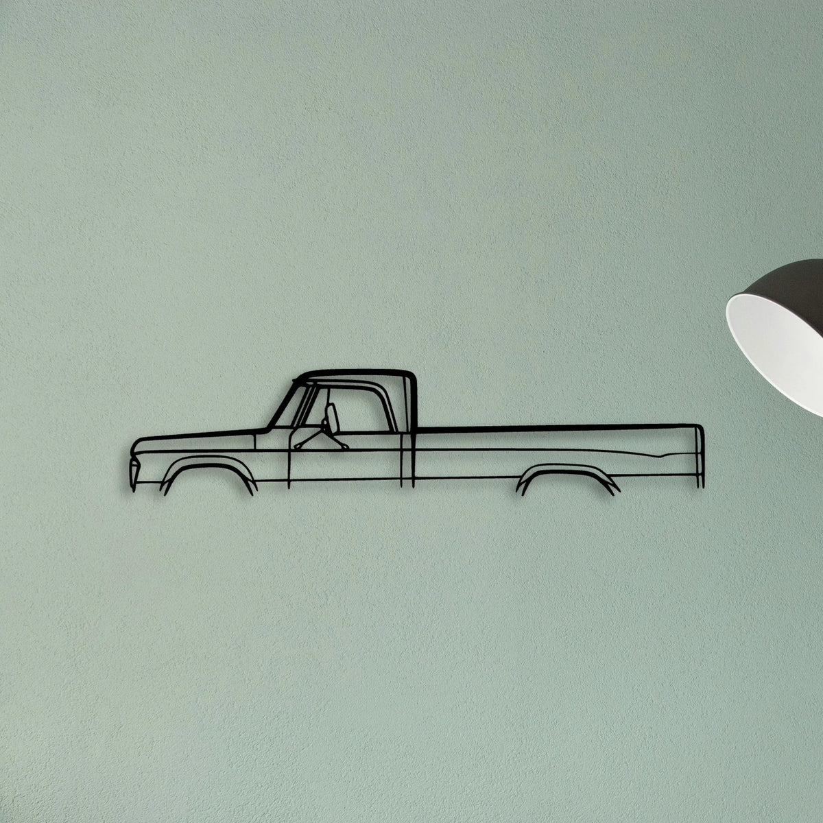 Fargo 1969 Classic Silhouette Metal Wall Art - Tinvibe