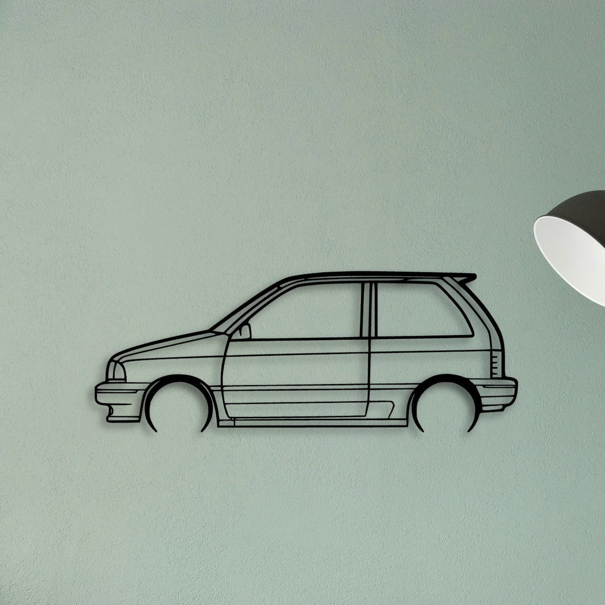 Festiva 1993 Classic Silhouette Metal Wall Art - Tinvibe