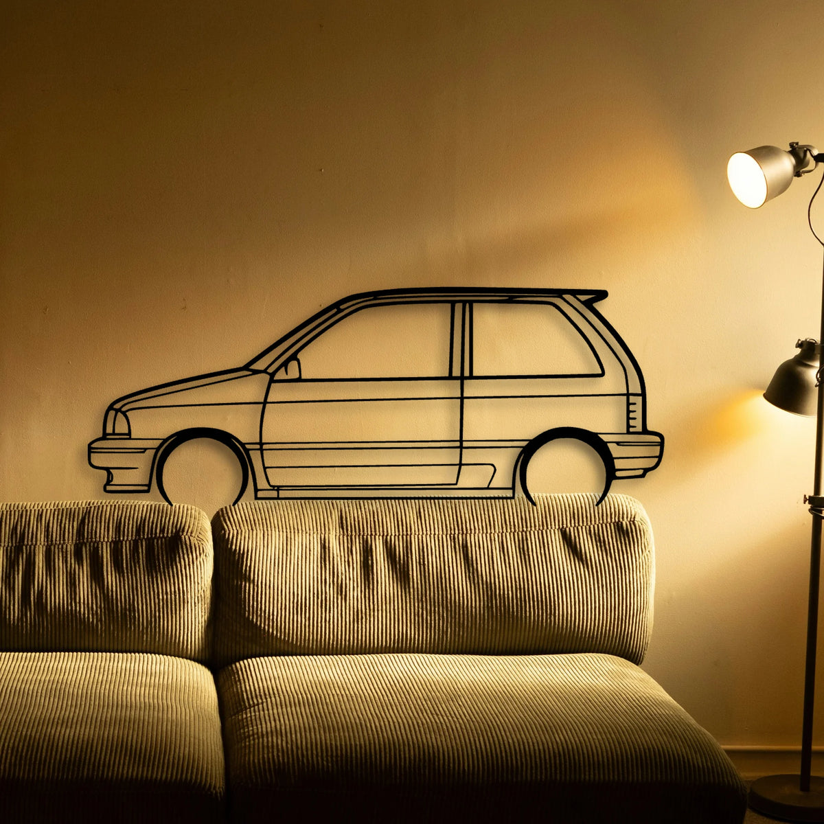 Festiva 1993 Classic Silhouette Metal Wall Art - Tinvibe