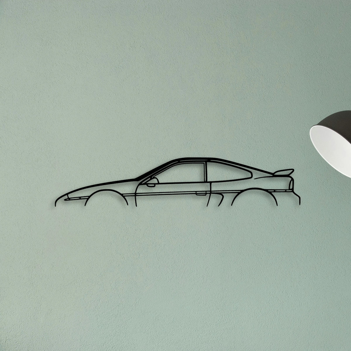 Fiero GT Classic Silhouette Metal Wall Art - Tinvibe