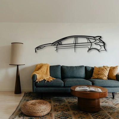 Focus RS Classic Silhouette Metal Wall Art - Tinvibe