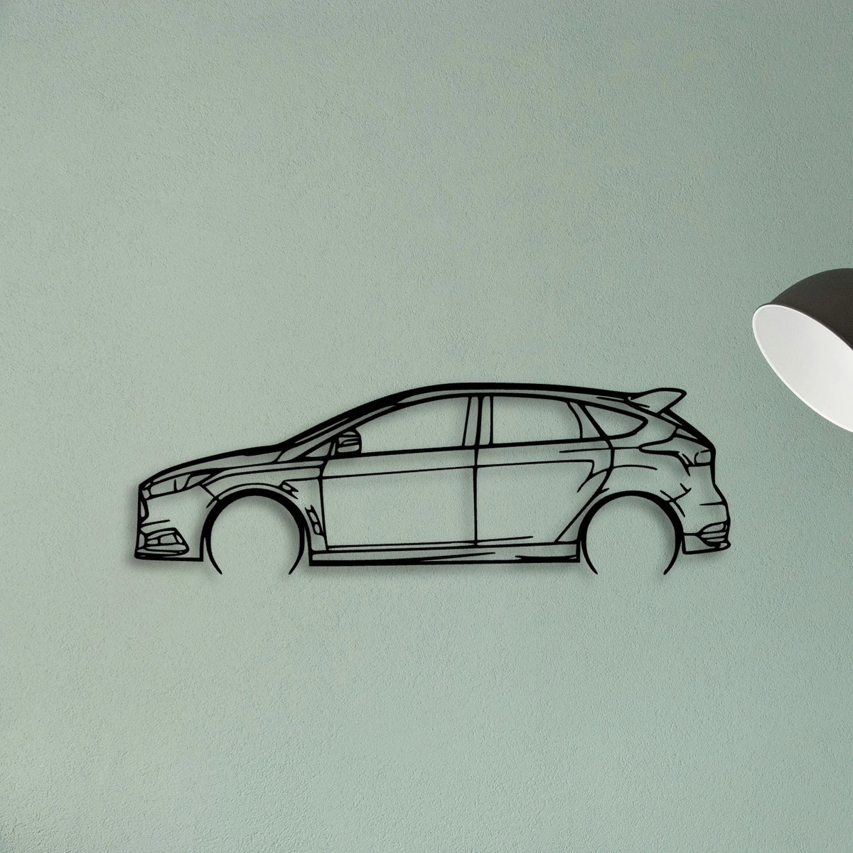 Focus ST 2016 Classic Silhouette Metal Wall Art - Tinvibe