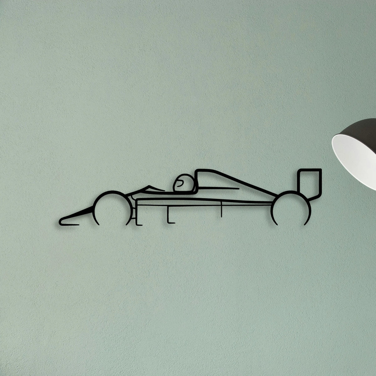Formula 1 1988 Classic Silhouette Metal Wall Art - Tinvibe