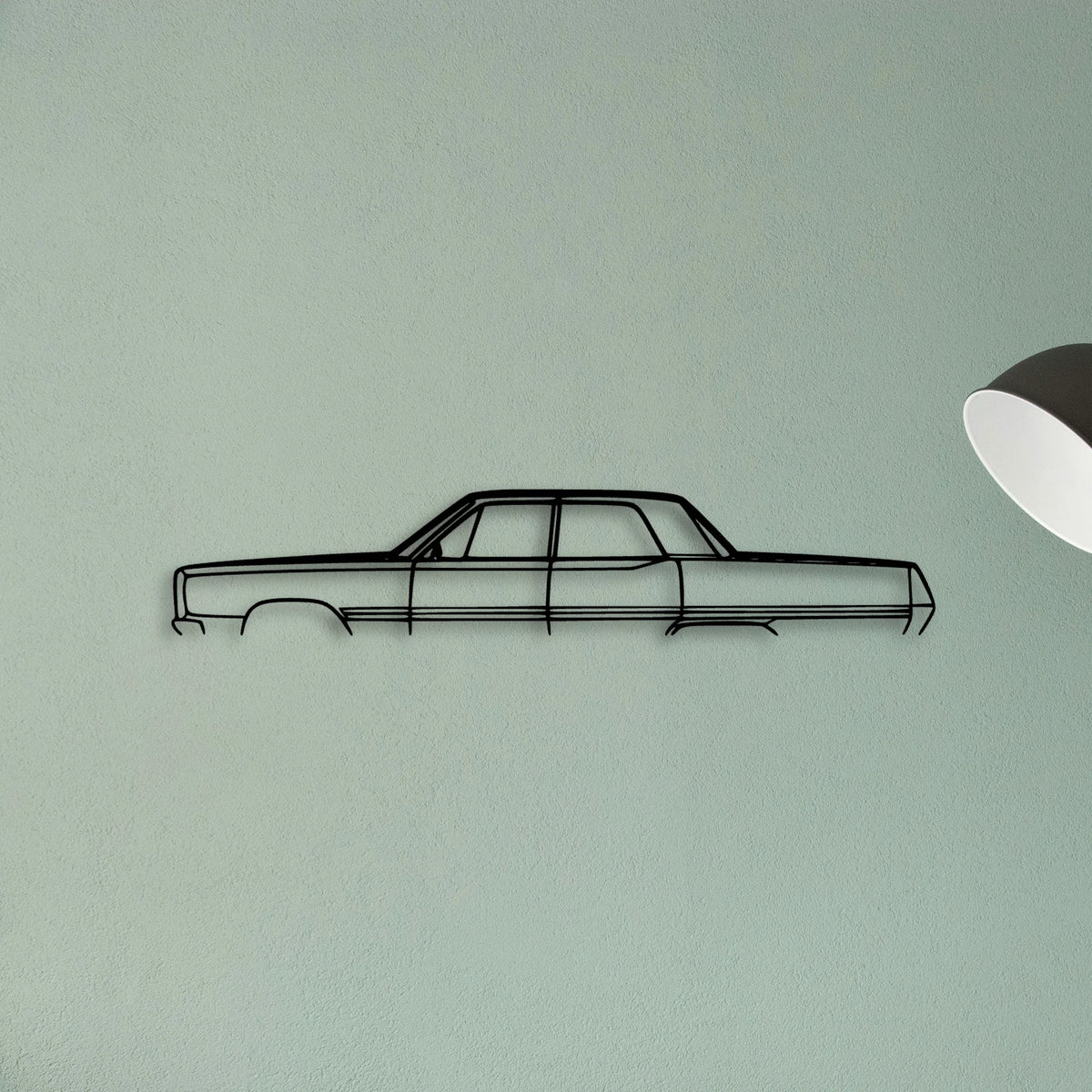 Fury 1967 Classic Silhouette Metal Wall Art - Tinvibe