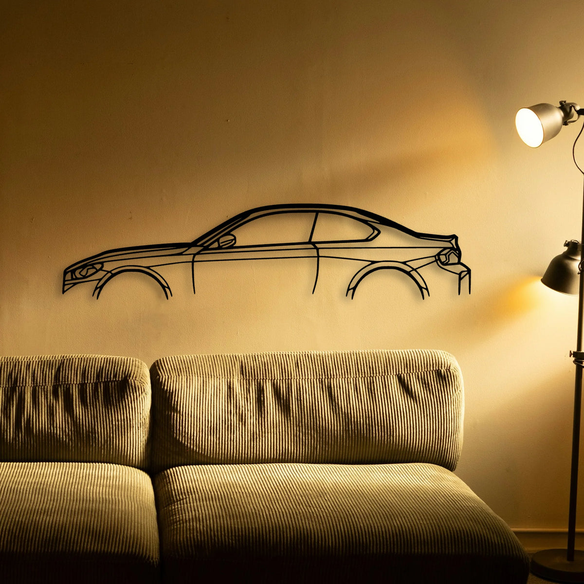 G87 M2 2023 Classic Silhouette Metal Wall Art - Tinvibe