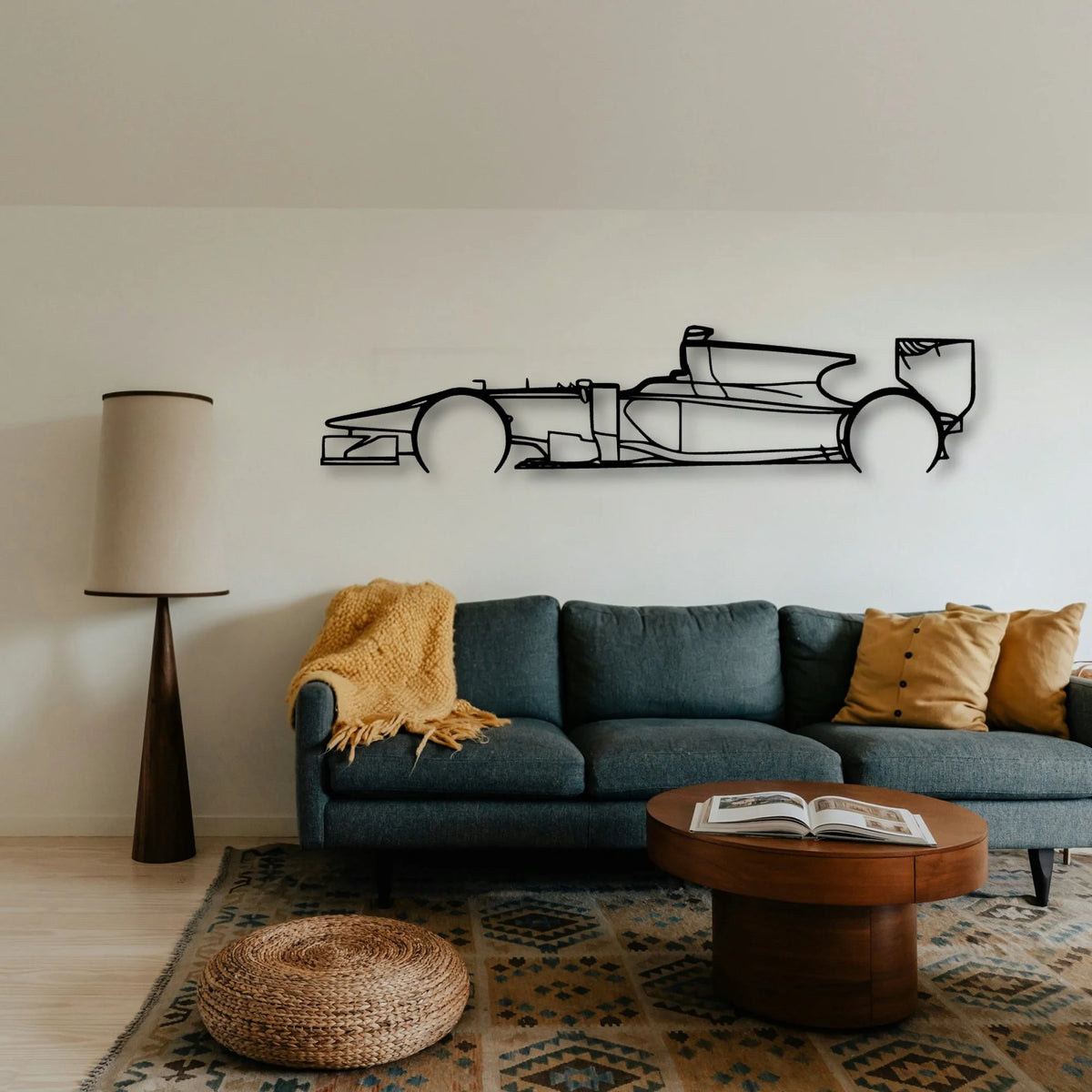 GP2 11 Classic Silhouette Metal Wall Art - Tinvibe